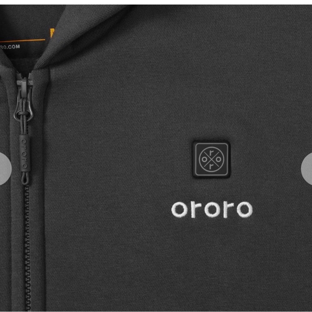 Ororo Black Zip-Up Hoodie - Picture 4 of 11
